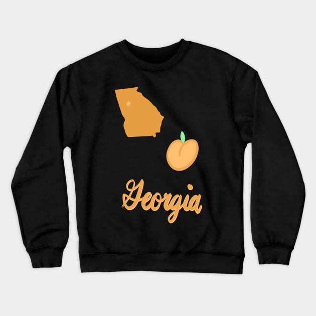 Peach State Set Crewneck Sweatshirt by nats-designs